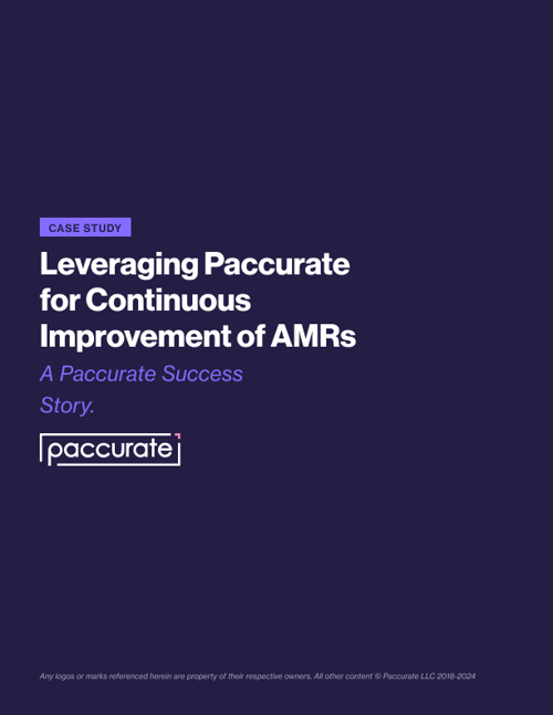 Leveraging Paccurate for Continuous Improvement of AMR_cover